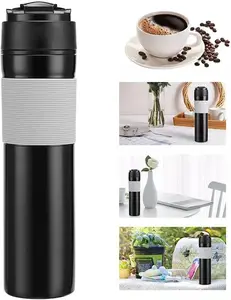 I Cafilas 350 ml Portable French Press Coffee Maker PP Food Coffee Pots Insulated Travel Mug Premium Group for Outdoor Sport Will Be Better