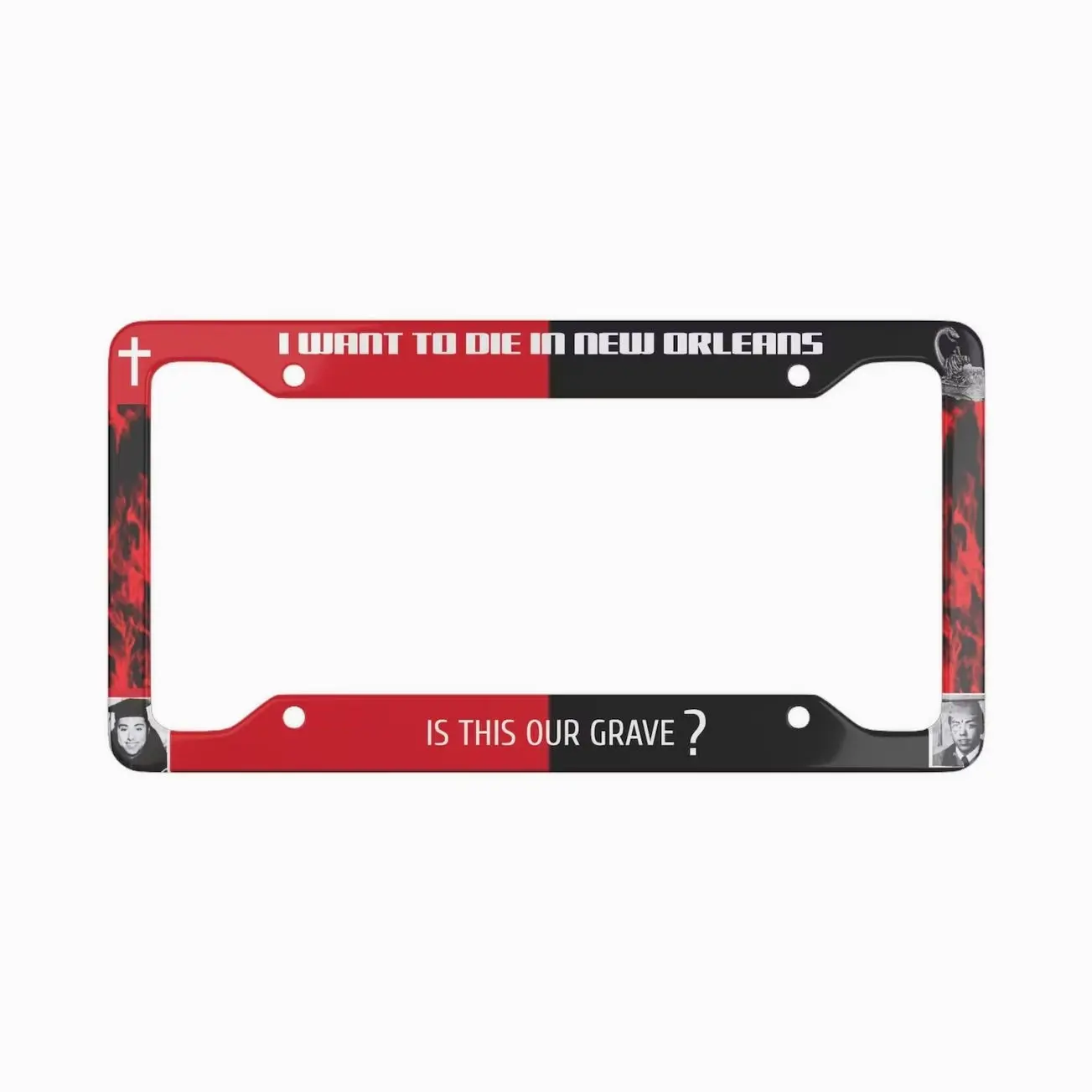 Suici%deboys License plate frame