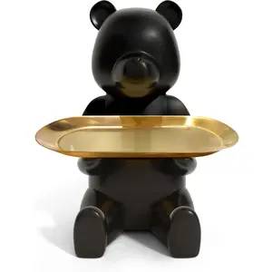 Key Dish Bowl for Entryway Table, House Warming Gifts  Apartment  ,  Decor, Bookshelf Decoration, Entryway Decor Ideas & Bedside Table Decor (Matte Black)