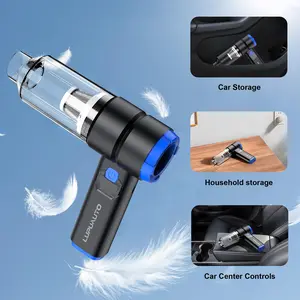 LupuAuto 4-in-1 Cordless Handheld Vacuum Cleaner, Portable with LED Light, Type-C Charging, for Car, Home, Office, Pet Hair & Keyboard Cleaning