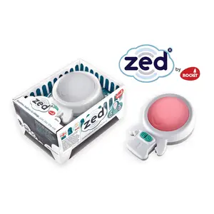 Zed by Rockit Zed Sleep Soother with Vibration & Night Light - Award-Winning Crib Comfort for Babies - 6 Levels of Vibration & Calming Red Glow - 6-Month Warranty - Travel Freindly