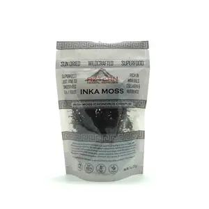 Aztecan Herbal Remedies Inka Moss Purple Irish Moss Chondrus Crispus Raw Wildcrafted 2 oz Sun-Dried Flavorful Superfood - Salt