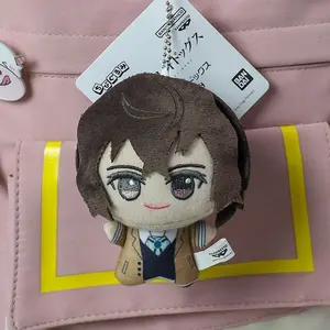 10cm Plush Anime Nakahara Chuuya Kunikida Doppo Adorable Printed Nunu Cotton Doll Pendant Toys Kawaii Body Role Pendant Gift