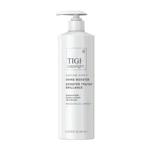 TIGI Shine Booster 15.22 FL OZ - Tames Frizz, Improves Manageability, Protects Against Humidity, Infused with Bamboo Extract, Up to 62% Smoother Hair