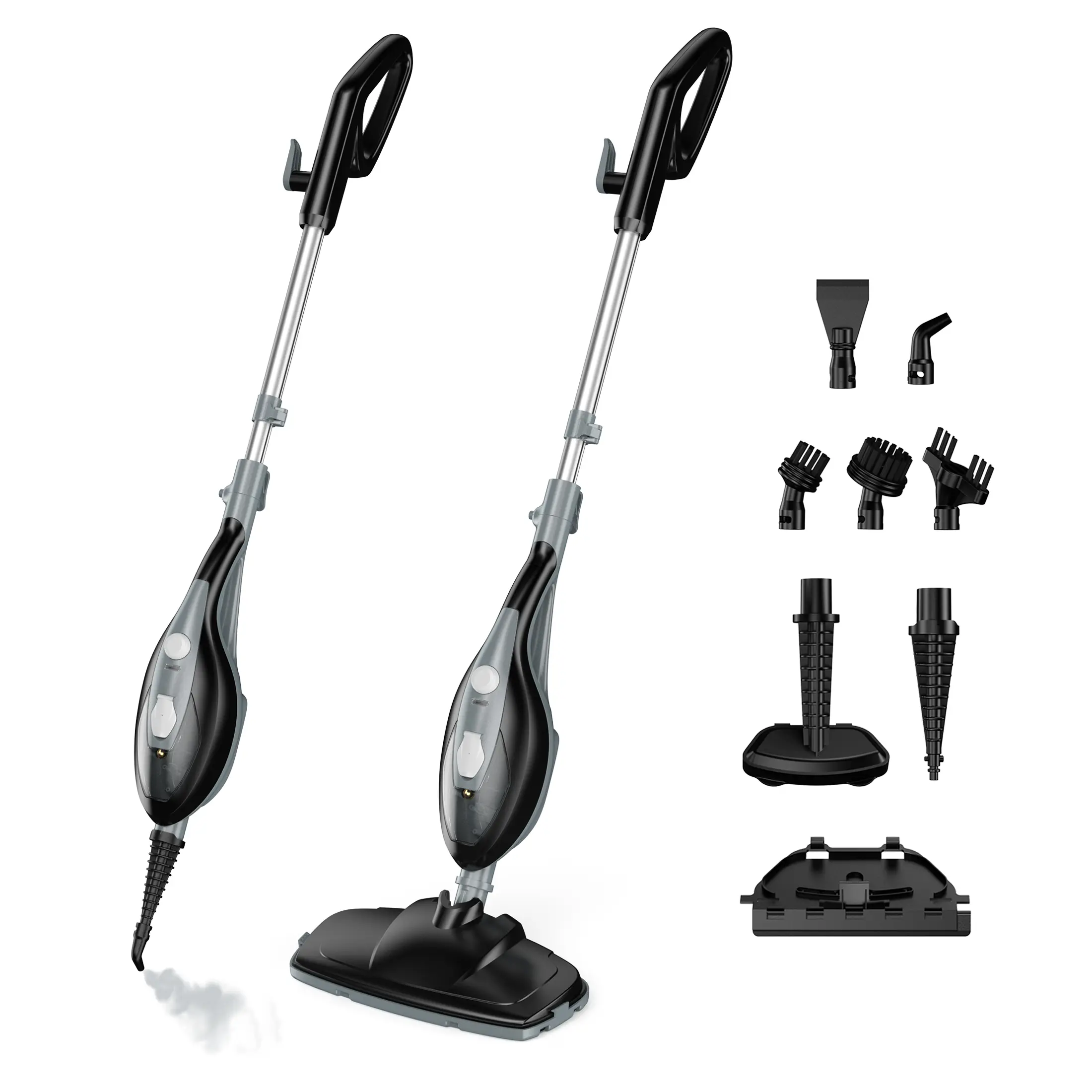 14-in-1 Convertible Electric Steam Mop, Handheld High Temp 212°F Cleaner with Swivel Head for Multi-Surface Household Cleaning