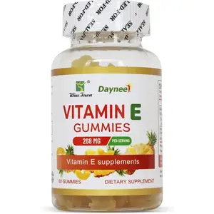 Wins Town Vitamin E Gummies 268mg (400IU) - Delicious, Vegan, Non-GMO, Adult Gummy Supplements, Immune, Skin & Eye Support, 60 Count : Health & Household