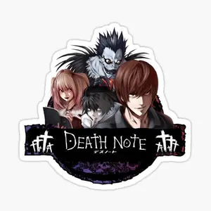 Death Note Stickers - High-Quality Iconic Design for Fans on Notebooks Planners sticker