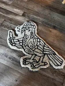 Concrete Pigeon Rug