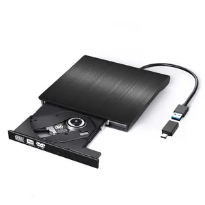USB 3.0 & Type-C External DVD Burner Portable Drive for Laptop & Desktop