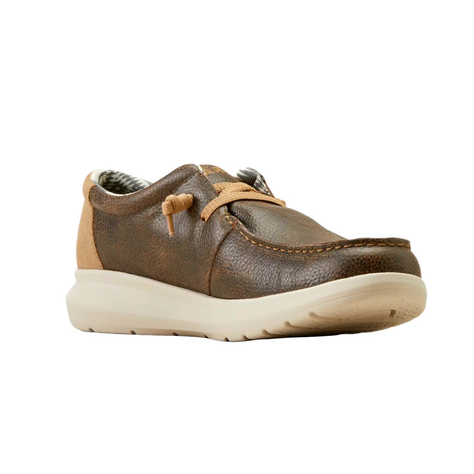 Ariat Men's Hilo Brody Brown & Tan Suede Slip-On Casual Shoes 10050976