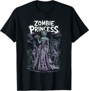 Zombie Princess | Halloween Costume T-Shirt - 58B0DG5KS744