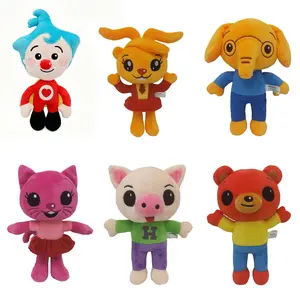Plim Plim Magician Clown Plush Cute Stuffed Doll For Kids Fans Plushie Stuffed Animal Cartoon Character Collectible Toy  Kids Early Education Birthday Gift Holiday Present Home Decor