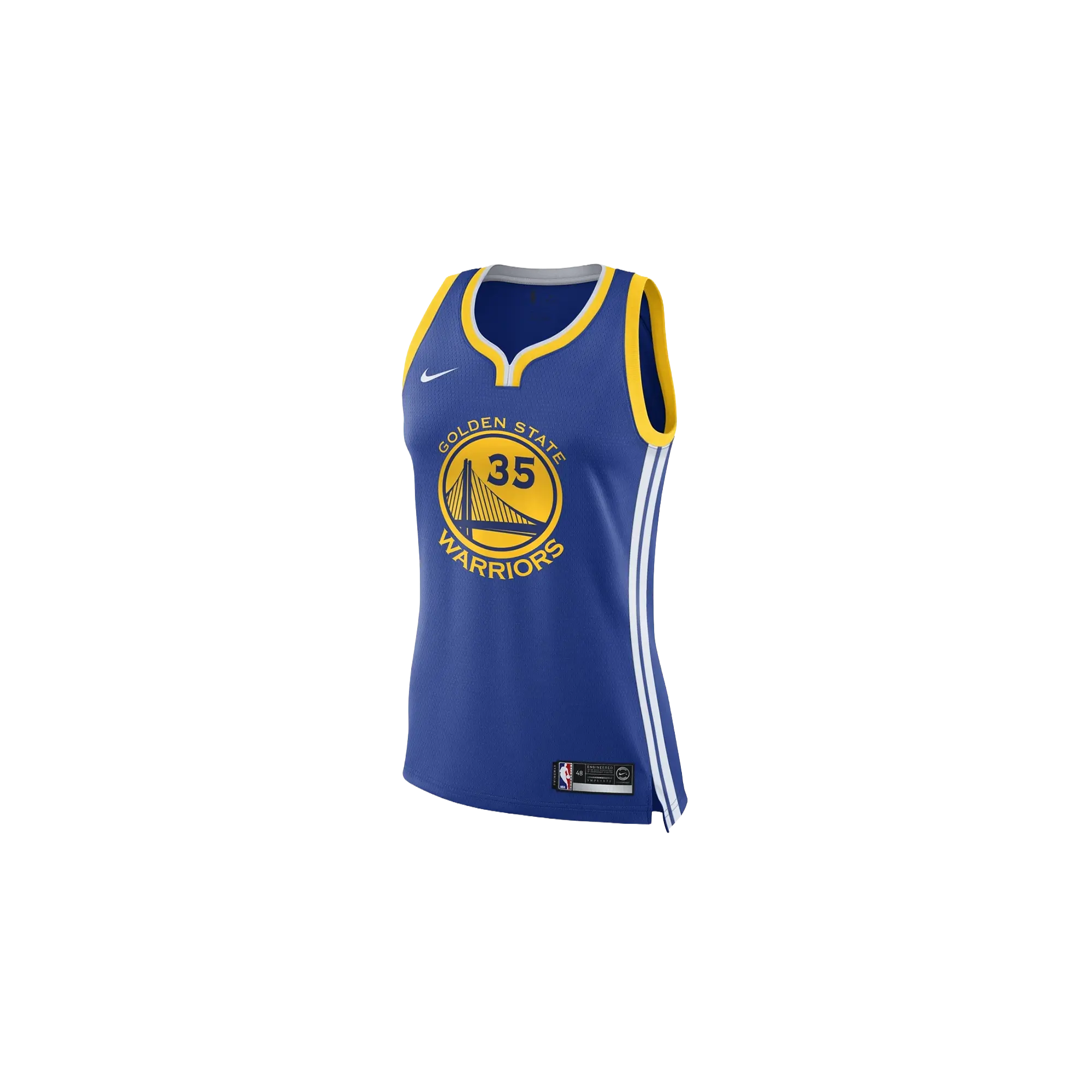 NBA GS Warriors Away Icon Swingman Jersey WMNS "Durant" 867034 496