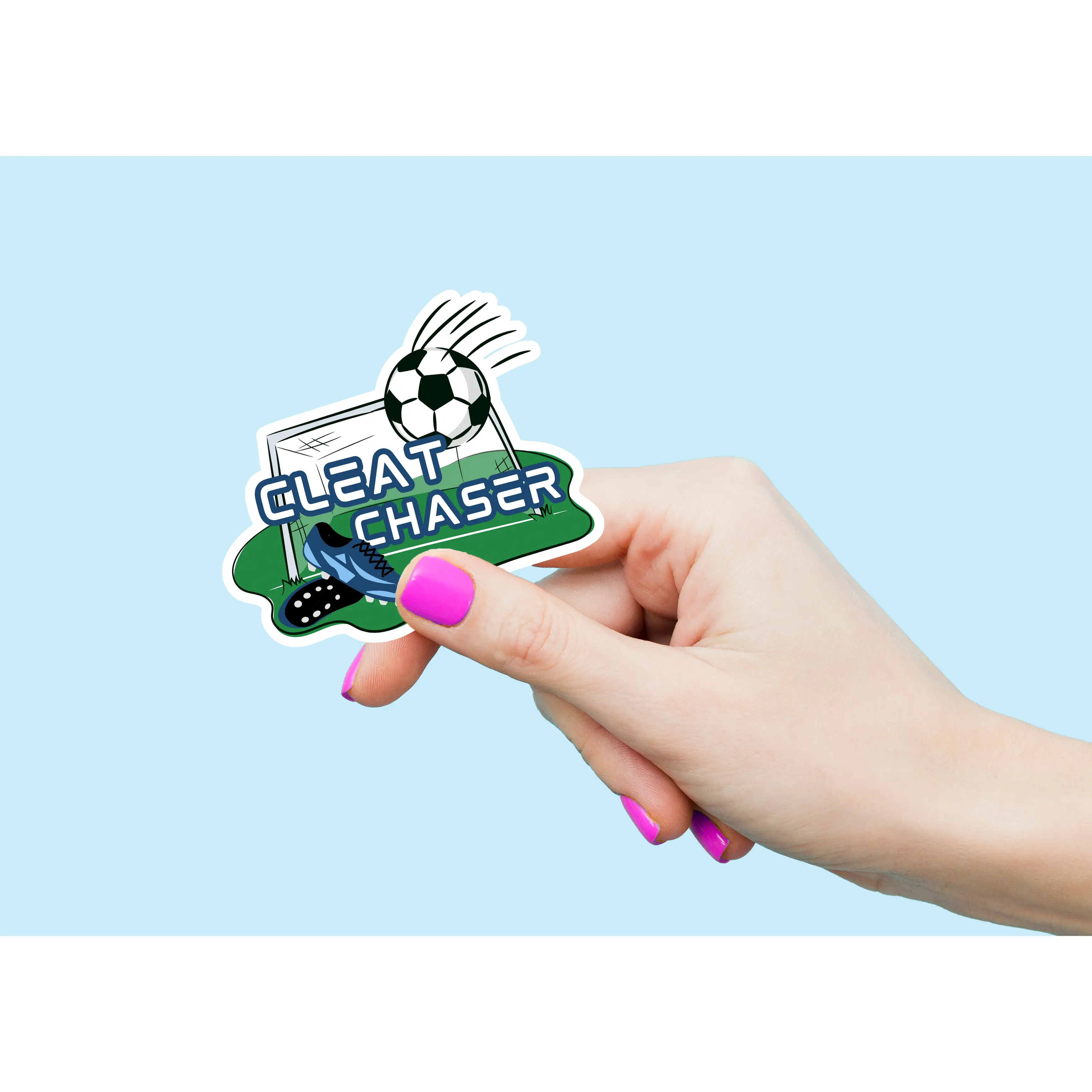 Cleat Chaser Soccer Weatherproof Vinyl Sticker