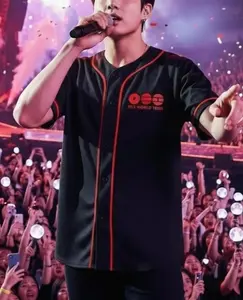 Tour Idol Baseball Jersey, Baseball Jersey For Teen Girl Women Baseball Kpop Fan, World Tour 2026 2027 Jersey