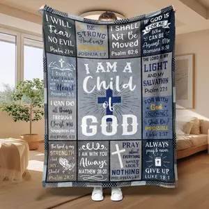 Letter Print Blanket,1 Count Casual Soft ThrowBlanket, Air-conditioned Room Blanket, WarmNap Blanket for Home Office Travel Camping