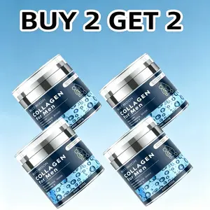 Buy 2, Get 2 Free ！！Men's Collagen Facial Moisturizer, Firming & Lifting Lotion, Firming Moisturizer with Hyaluronic Acid (Father's Day Gift) wrinkle defense for men daily skincare