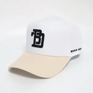 Been Doin this Khaki and White HAT with Black 'BDT' Logo and 'BEEN DOIN' Text
