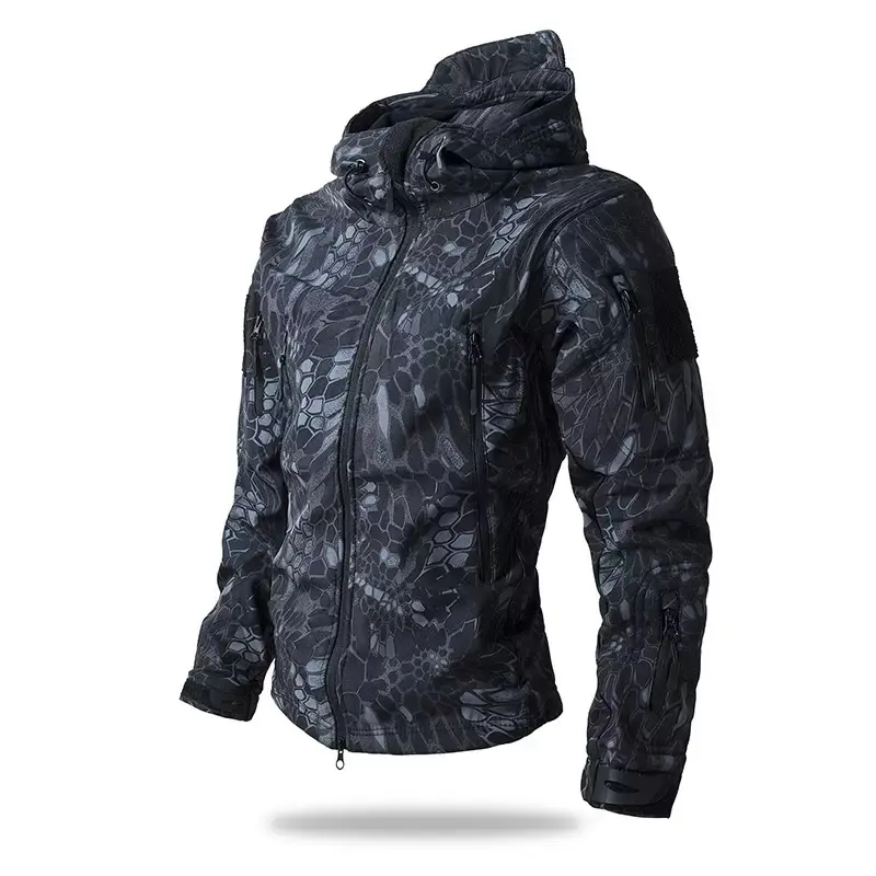All year round outdoor soft shell fleece warm storage protective jacket, suitable for men's and women's autumn and winter, outdoor leisure windproof and waterproof outerwear, work clothes, thin fleece jackets, motorcycle jackets cotton hunting oversized