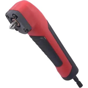 Right Angle Drill Attachment,90  Drill Adapter Electric  Repair Tool Right Angle Attachment Extension  Socket Holder Drill Bit Corner Adapter (red)