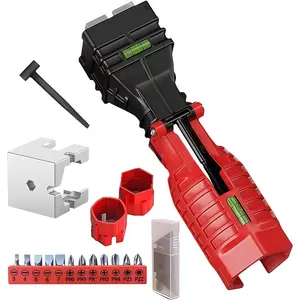 22 in 1 Multifunctional Basin Wrench Kitchen & Bathroom Drain Pipe Faucet Sink Tool for Installation Maintenance in Small Spaces Zinc