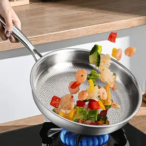 Non Stick Frying Pans,  Hybrid Fajita Pans Nonstick,non stick Skillets Stainless Steel, Dishwasher & Oven-Safe, Induction Compatible Cooking Pan, PFOA Free Cookware