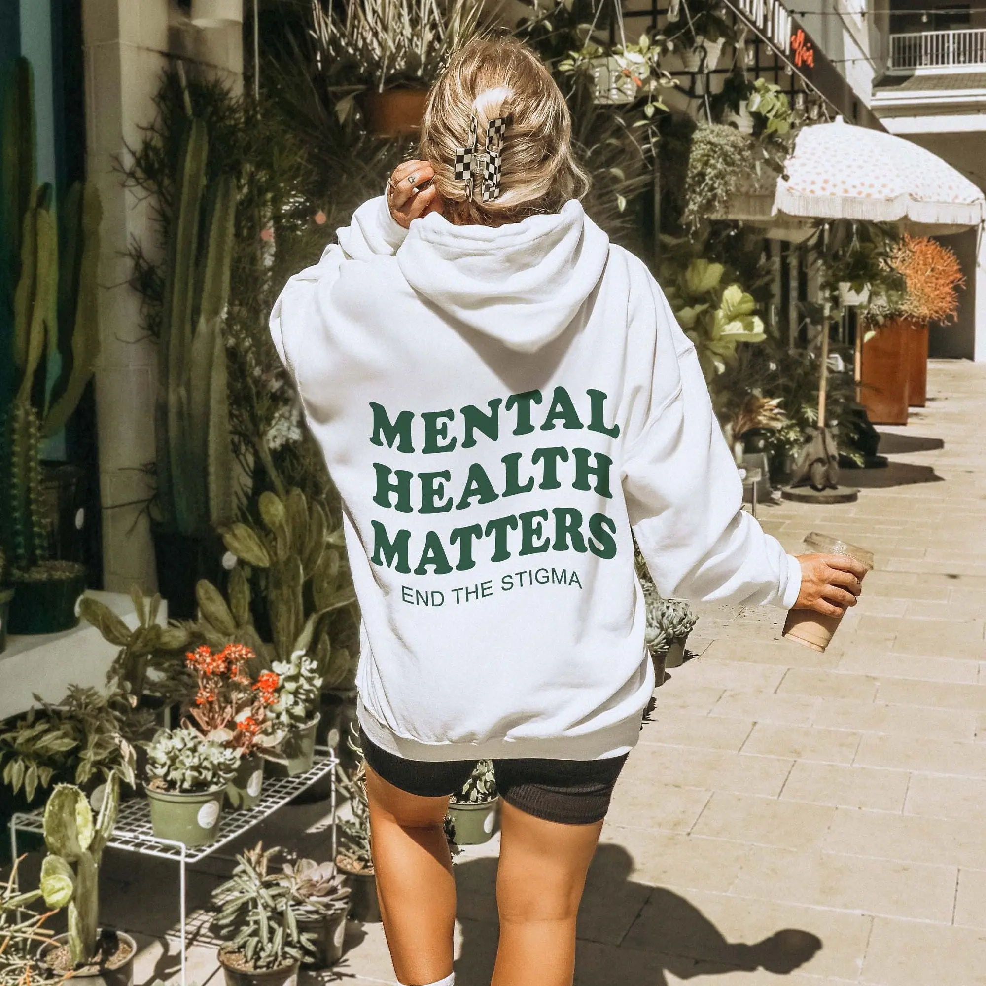Mental Health Matters End The Stigma Hoodie Anxiety Shirt Trendy Sweatshirt Depression Neurodivergent Clothing Unisex School Counselor Gift Menswear Soft