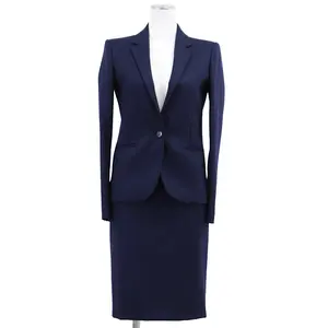 Pre-owned GUCCI Wool Small Leather Goods Suit Set