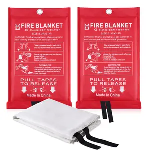 DealsForYouDays: Emergency Fire Blanket 4 Pack - Grill Safety for 4th of July BBQ & Father's Day Gift