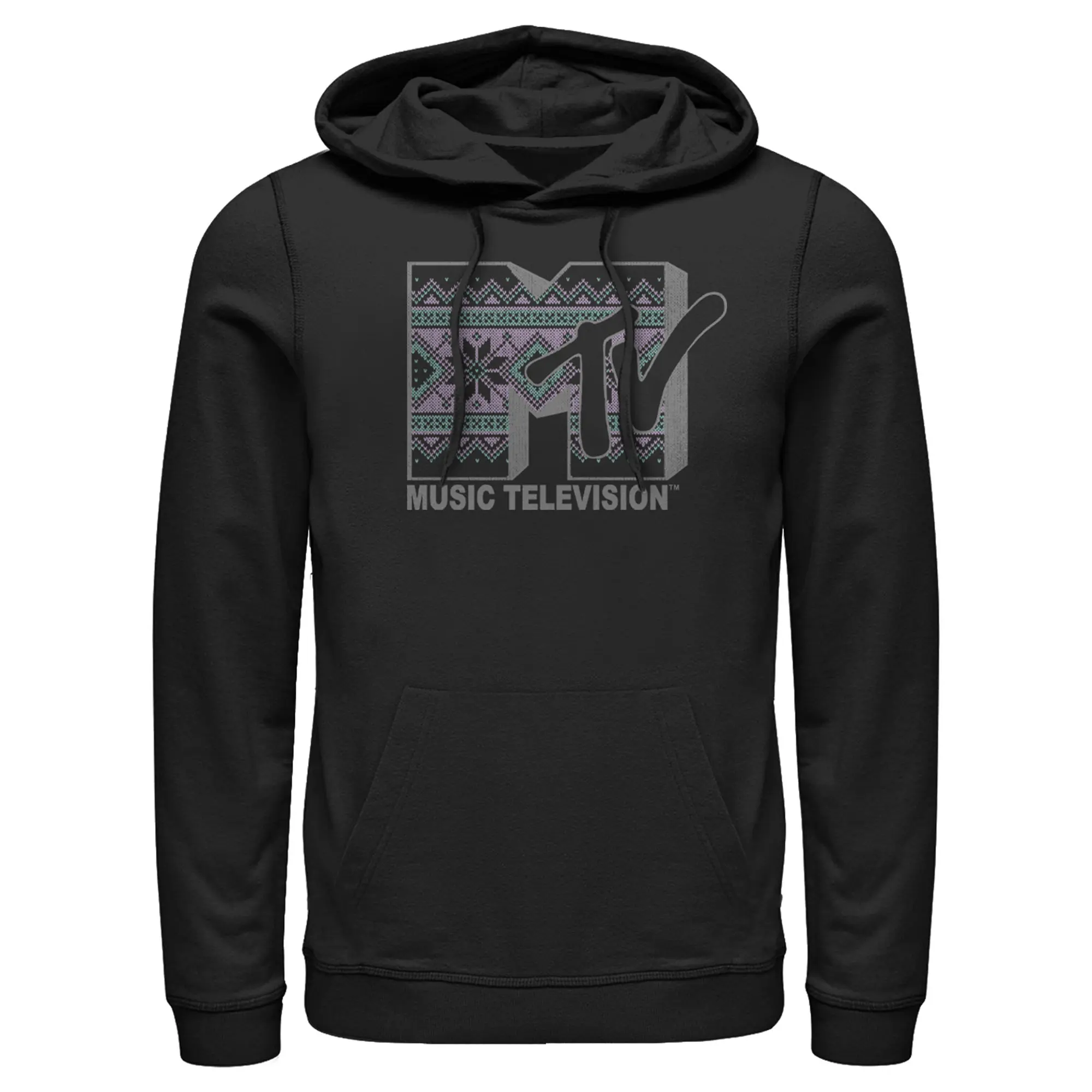 Men's MTV Tapestry Logo Pull Over Hoodie