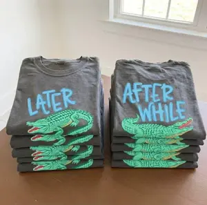 See You Later Alligator/After While Crocodile Boys Trendy Summer (BOTH PRINTS), Trendy Alligator, Trendy Crocodile, Summer