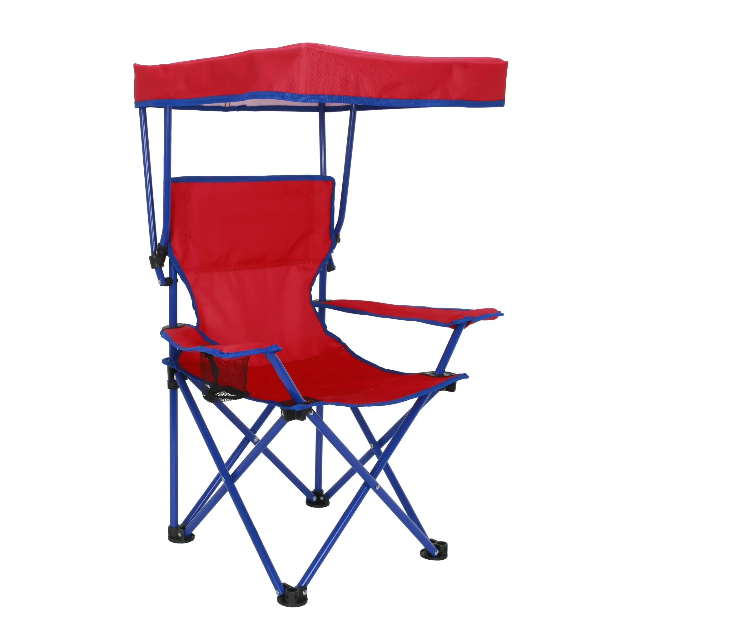 Ozark Trail Kids Canopy Chair with Safety Lock (125 lb. Capacity), Red/Blue