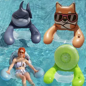 Pool Float Recliner for Adults - Inflatable Lounger, Swimming Pool Seat with Backrest