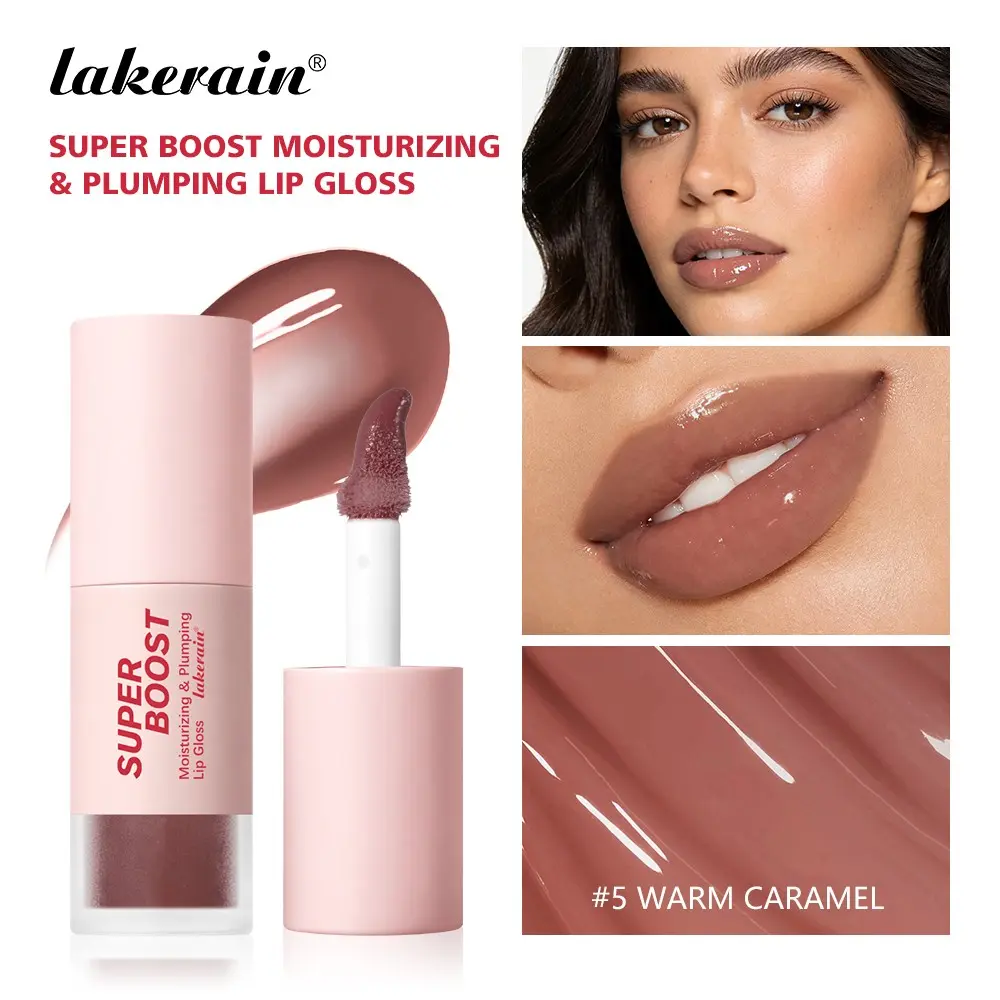 Plumping Lip Gloss, Lip Cosmetic, Makeup, Moisturizing Lipgloss, Daily Long Lasting 1 Count Moisturizing Hydrating Lip Gloss, High-Shine Mirror Gloss, Glossy Balm Finish, Multiple Shades (Shimmer Options) for Hydrated Glossy Looks