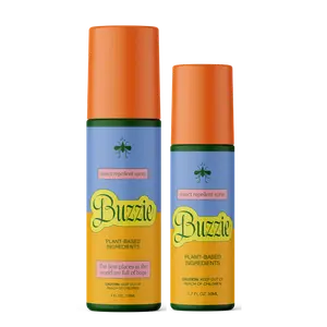 Buzzie | Bundle Bugs - Plant-Based Insect Repellent Spray for Mosquito Protection - 4 FL OZ & 1.7 FL OZ - Family-Friendly & Eco-Sustainable