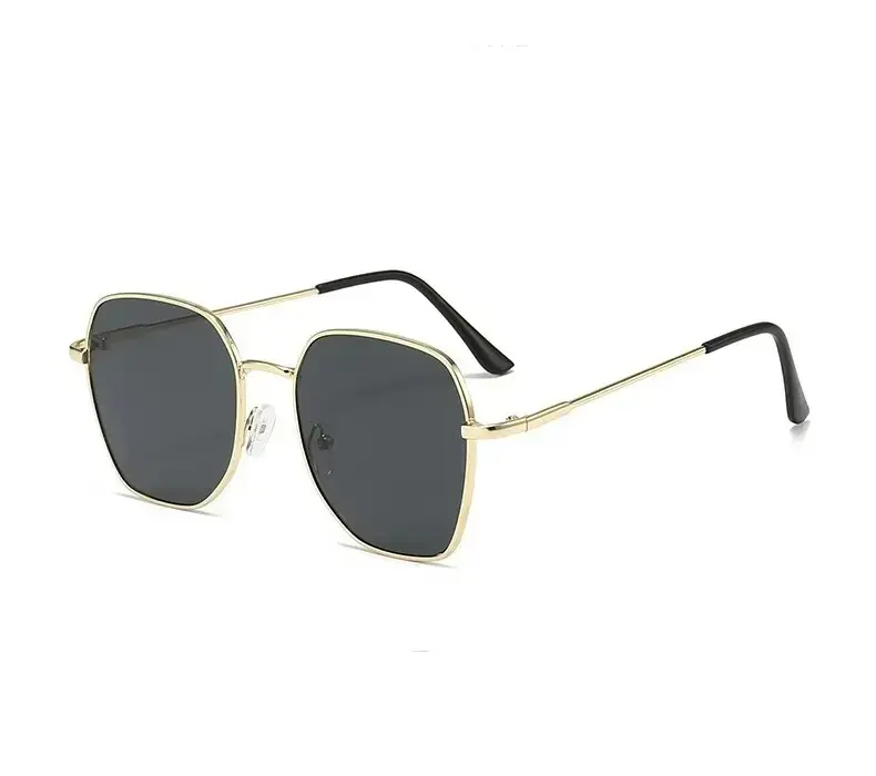 Unisex Polarized Square Sunglasses - Small Hexagonal Polygon Frames, Women's Sunglasses, 2026 Fashion Sports Eyewear for Summer, Vacation Travel Daily Wear