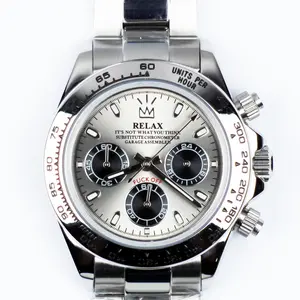 Relax Silver Chronograph