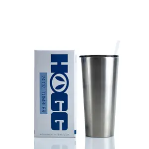 Hogg 24oz TUMBLER - Stylish Metal Cup with Straw