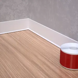 Self adhesive wall stickers, waistlines, flexible decorative lines, waterproof curves, bendable and washable skirting boards, soft skirting boards, covering defects, easy installation, 1 meter/2 meter optional