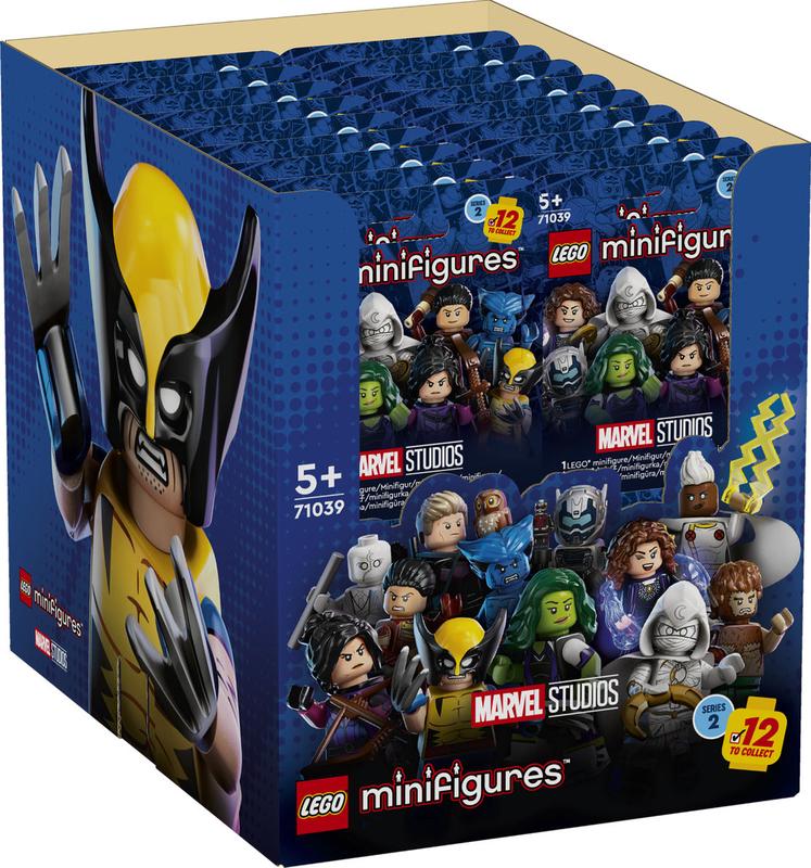 LEGO Marvel Series 2 Case of 36 Blind Box Collectible Minifigures 71039