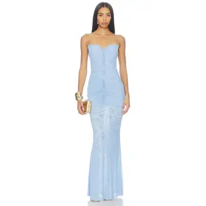 Bananhot Nella Dress in Pacific Blue