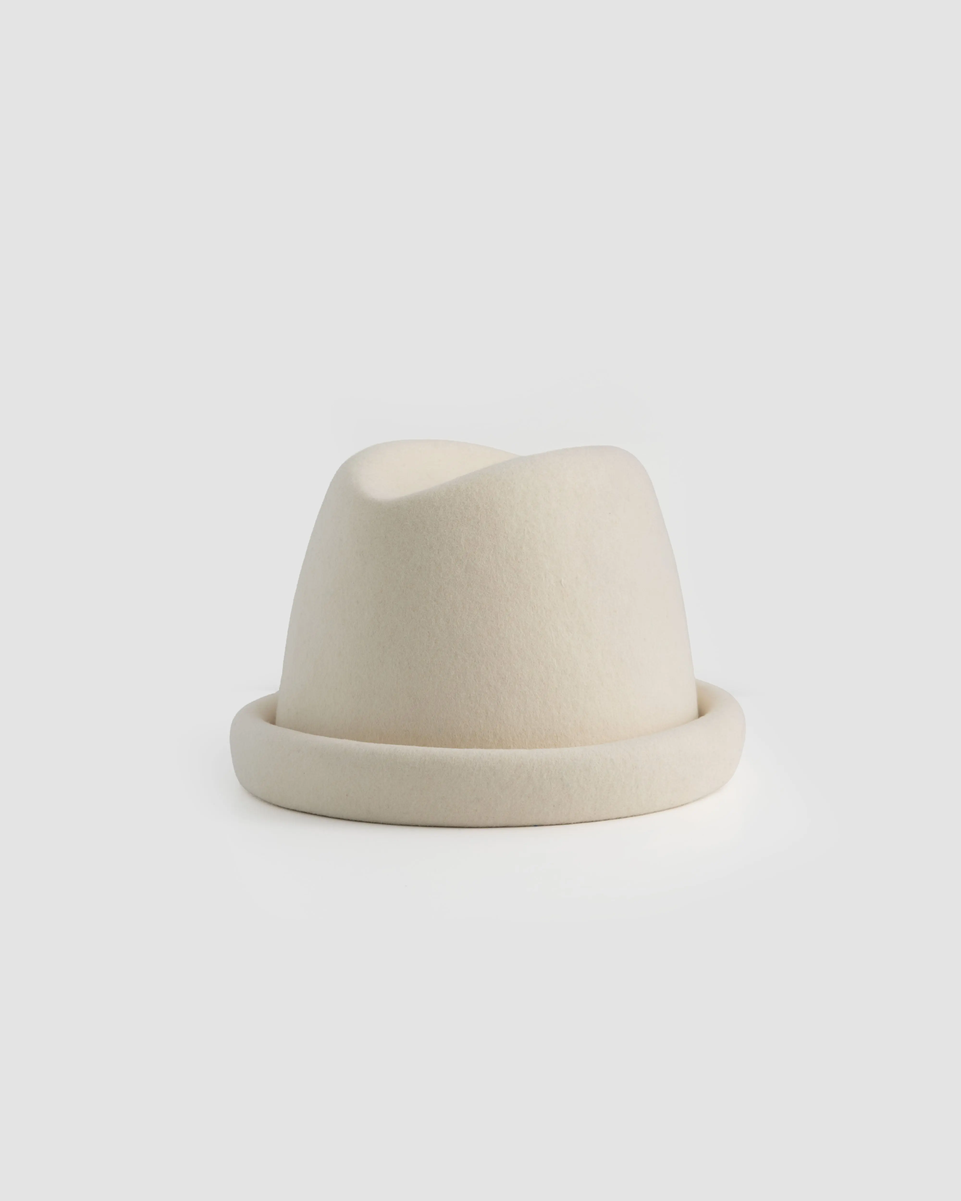 Russian Pillbox Hat - Ivory