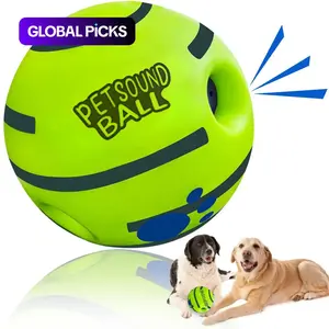 Pet Sound Toy Ball, Silicone Dog Treats Dispenser Ball, Interactive Dog Training Ball, Interactive Pet Chew Toys, Fun Indoor and Outdoor Dog Toy, Durable Chew #GLOBAL PICKS