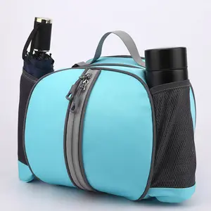 Basketball bag, sneakers training, custom football storage, mesh bag, volleyball, blue ball bag, sports backpack, net pocket.