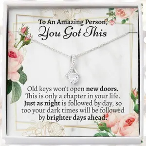 Friend Necklace, You Got This Gift, Break Up Gift, Breakup Care Package, Gift Of Encouragement, Divorce Gift, Cheer Up Gift, Get Well Soon Gift