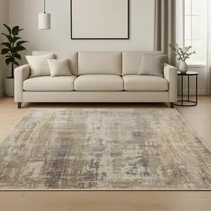 HomeRoots 569459 8 x 10 ft. Blue Abstract Hand Knotted Rectangle Area Rug
