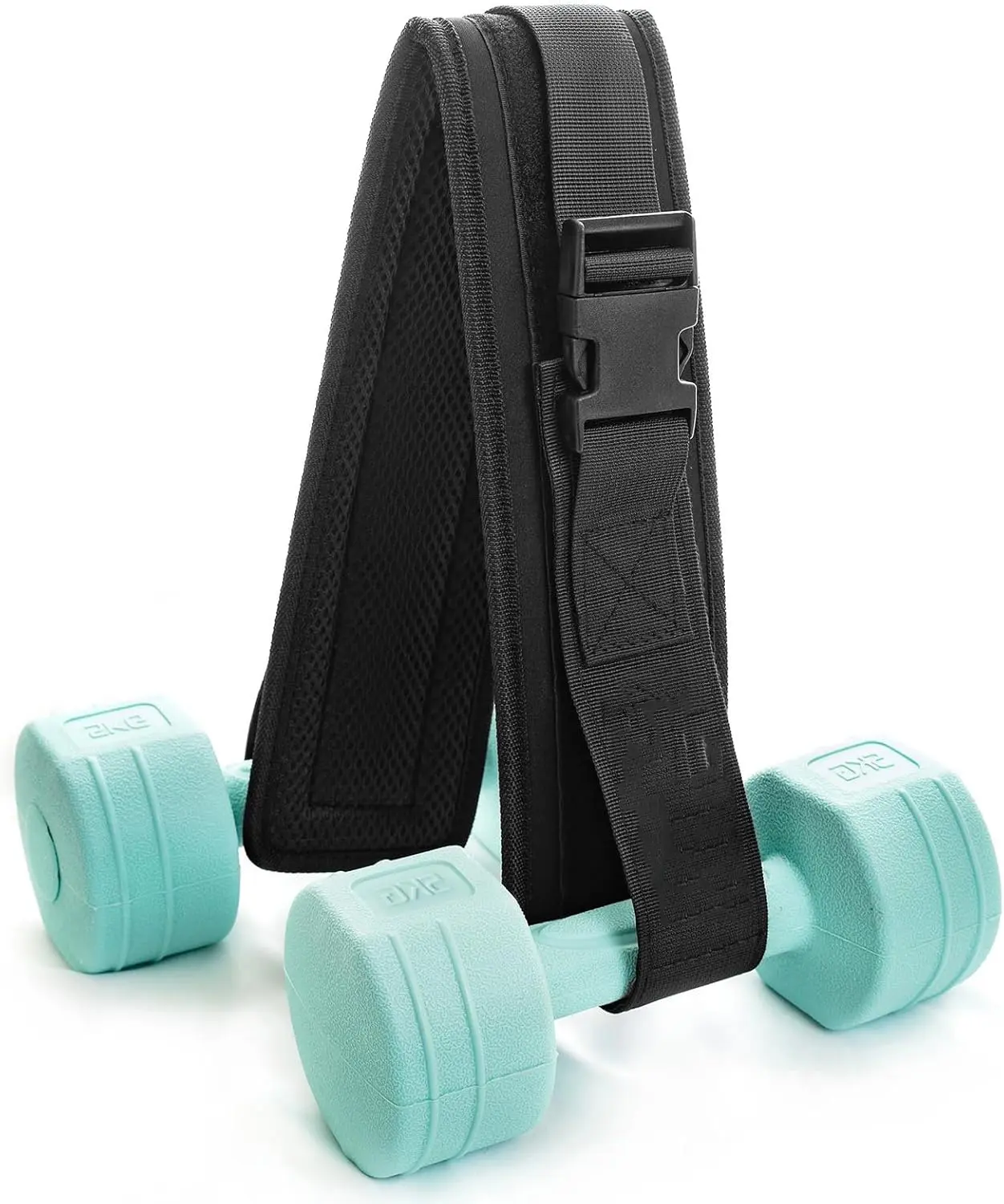 Slip Resistant Padded Hip Thrust Belt Comfort Booty Support Strap for Dumbbell Glute Workout Training