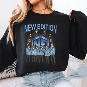 New Edition Way Tour 2026 Sweatshirt, Vintage R&B Concert Shirt, Album Song Name Sweatshirt