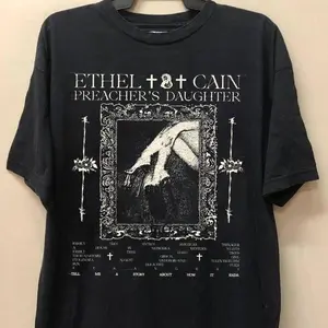 Ethell Cainn Preacher's Daughter 2024 Tshrit, Pop Music Shirt, Indie Music Tee, Indie Band, Unisex Short Sleeve Tee, Graphic Round Neck Tee