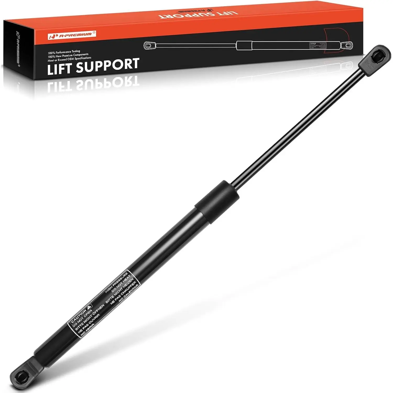 A-Premium 1 Piece Hood Bonnet Lift Supports Shock Struts Springs | Compatible with Jeep Grand Cherokee 2011-2021, Grand Cherokee Limited 2022 & Dodge Durango 2011-2022 - Replace# 55113748AA
